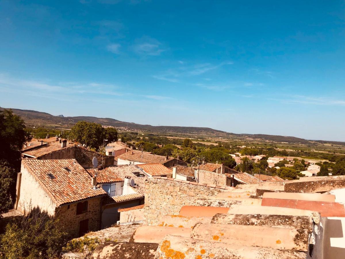 Au Dernier Etage Avec Terrasse Et Belle Vue Sur Nature Environnante * Roujan